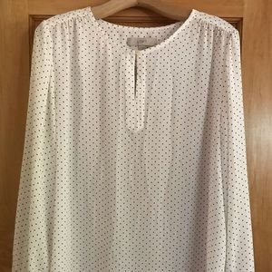 Loft white dress shirt